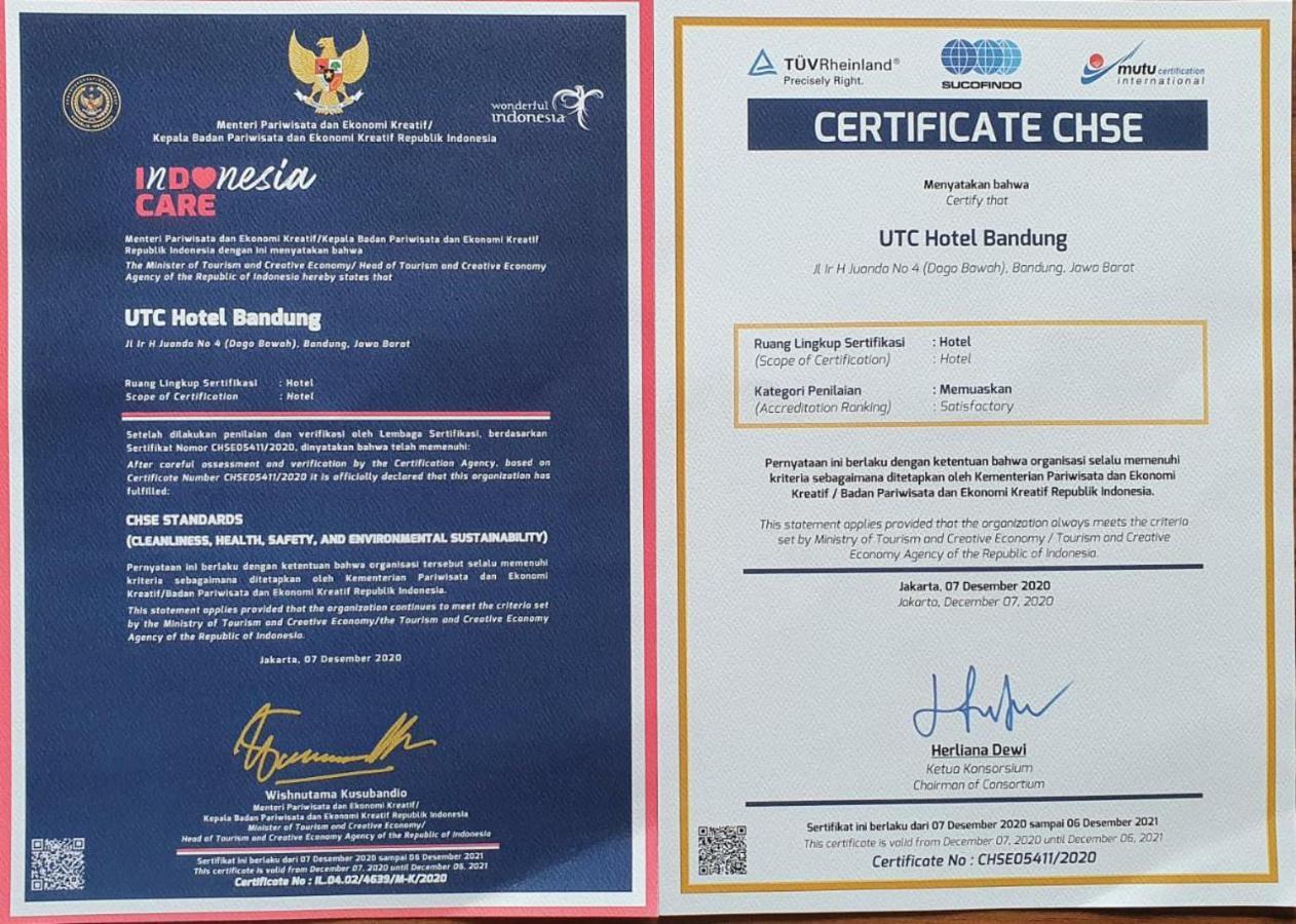 Utc Dago Hotel Bandung Exteriör bild